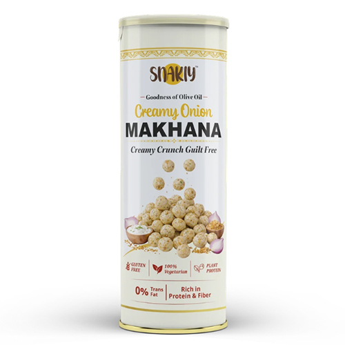 Snakiy Creamy Onion Roasted  Foxnut 77 gm