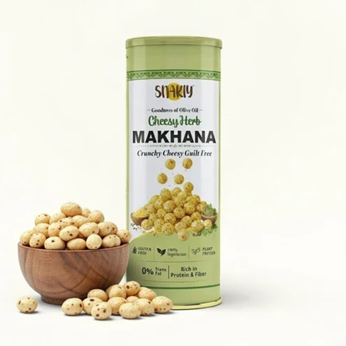 Snakiy Cheese Herb Roasted Makhana 77 Gm