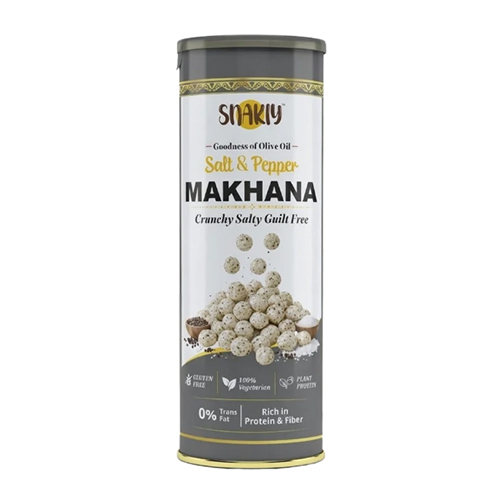 Snakiy Salt & Pepper Makhana 77 Gm