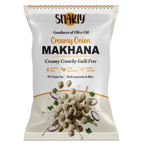 Creamy Onion  Roasted Makhana