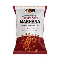 Tomato Spice Roasted  Makhana - Color: White