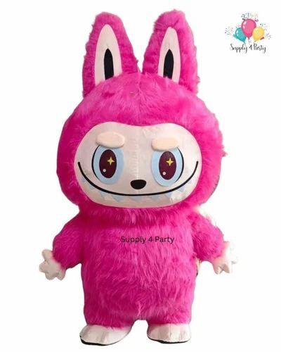 Rose Labubu Mascot Costume