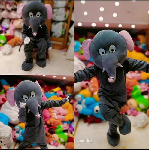 Premium Elephant Mascot Costume