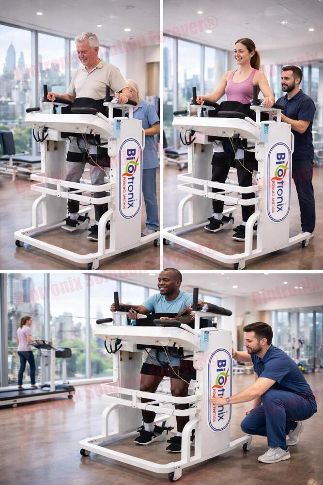 Medical-Grade Exoskeleton Technology for Physiotherapy Centers