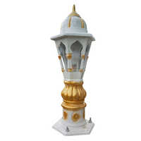 Antique Style Cement Gate Lamp Pole