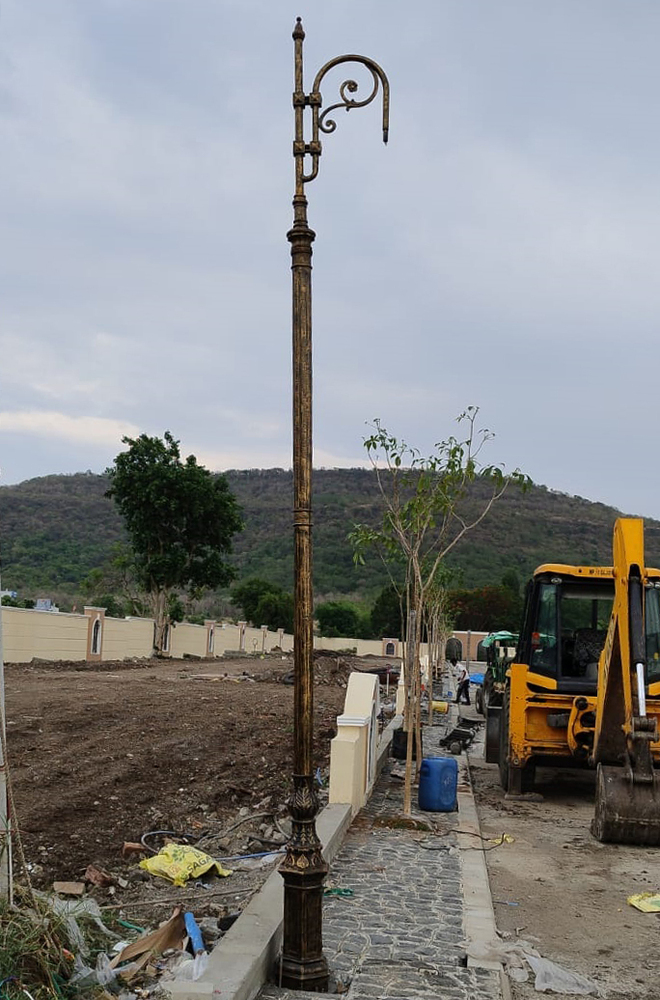 Victorian Style Cast Iron Lamp Pole