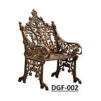 Dgf-002 Single Seater Royal Cast Iron Sofa Chair