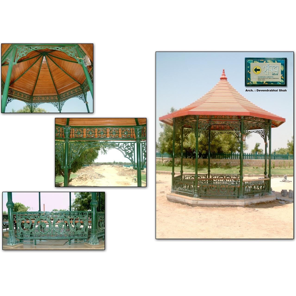 Cast Iron Garden Gazebo