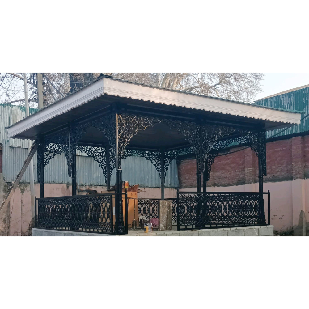Square Cast Iron Garden Gazebo