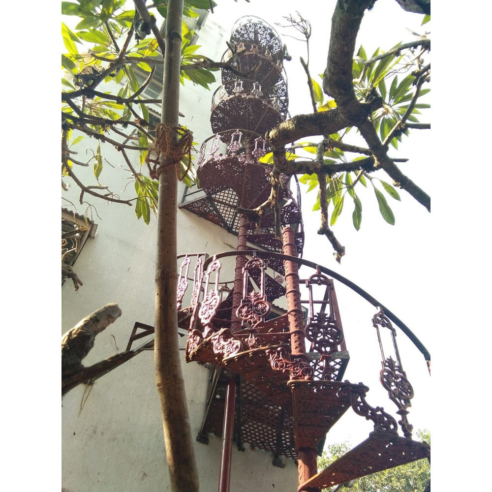 Victorian Style Cast Iron Spiral Staircase
