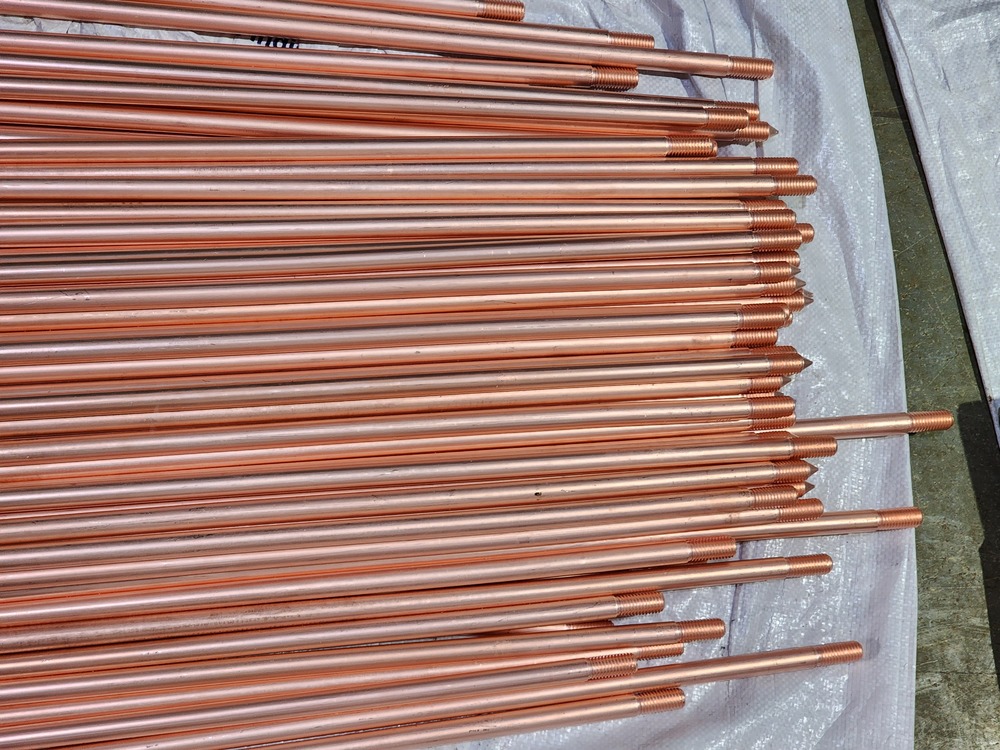 Threaded Copper Bonded Rod - Diameter: 14.2 Mm Millimeter (Mm)