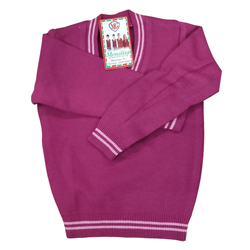 Purple Color School Sweater