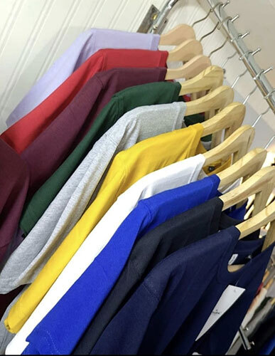 Cotton Round Back T Shirt