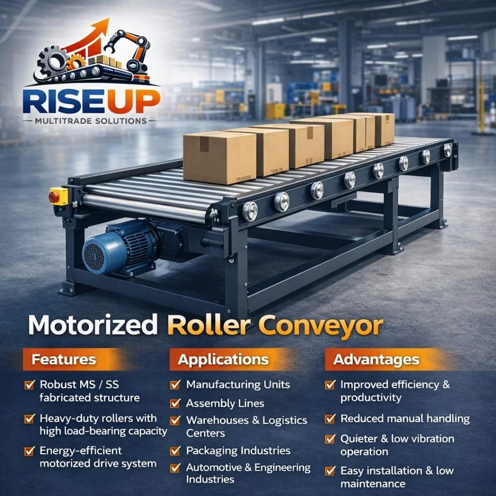 Motorized Roller Conveyor - Belt Type: Na