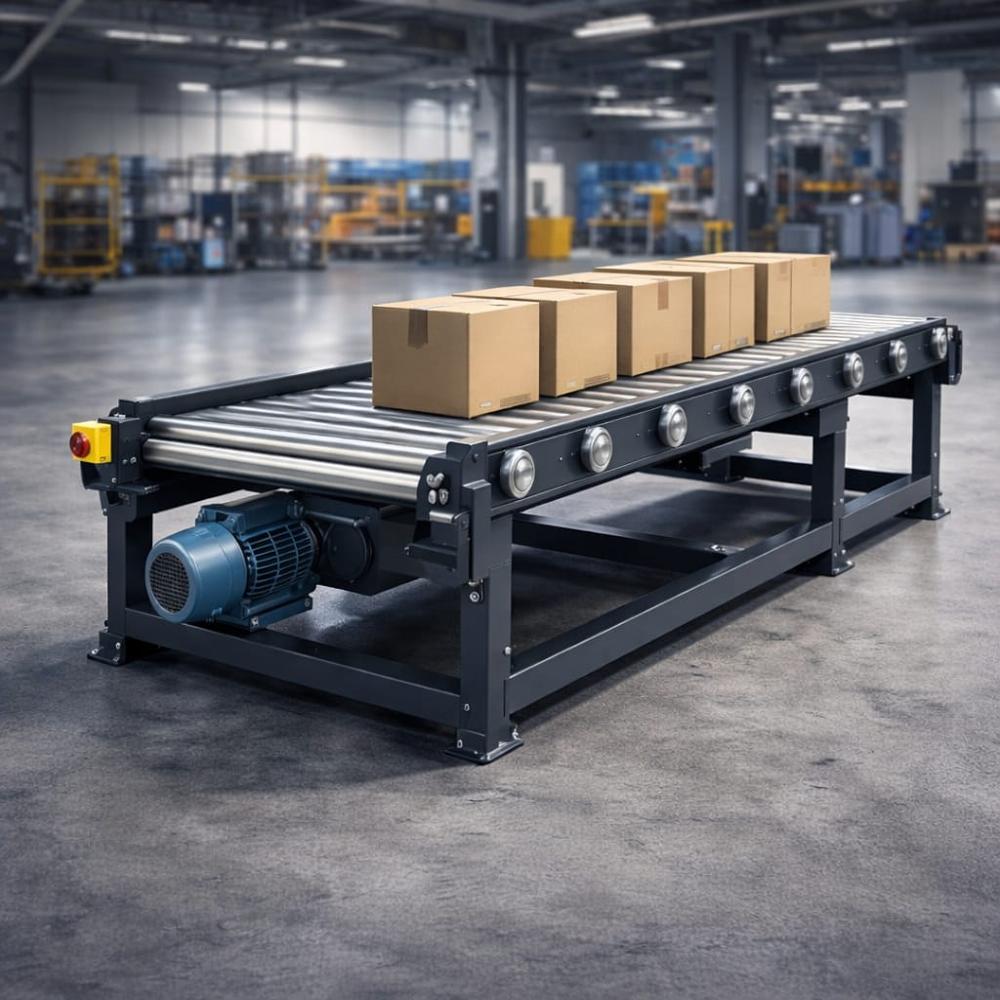 Motorized Roller Conveyor - Belt Type: Na