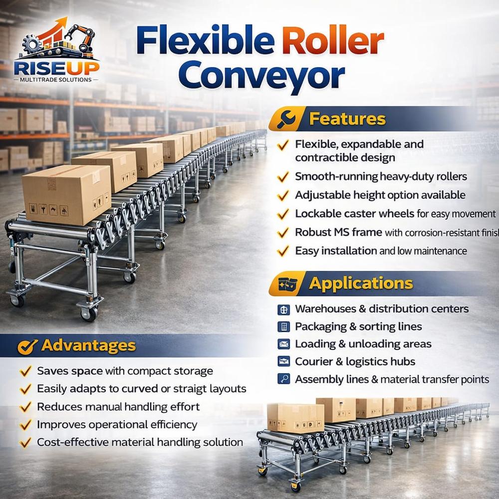Flexible Roller Conveyor - Belt Type: Na