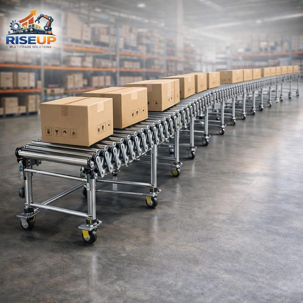 Flexible Roller Conveyor - Belt Type: Na