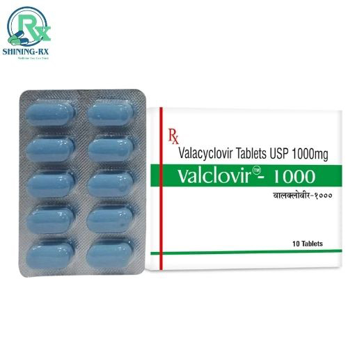 1000 MG Valacyclovir Tablets USP