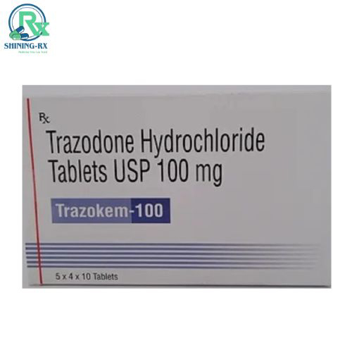 100 MG Trazodone Hydrochloride Tablets USP
