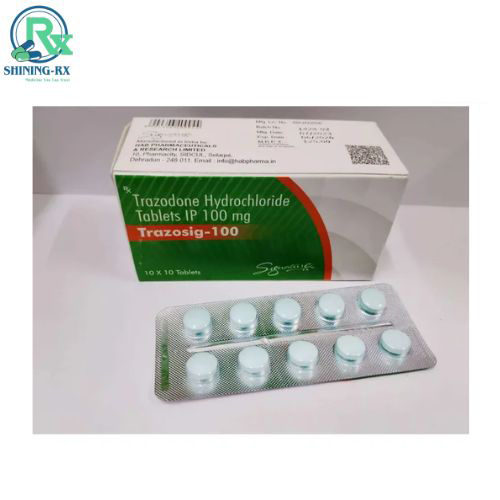 100 MG Trazodone Hydrochloride Tablets IP