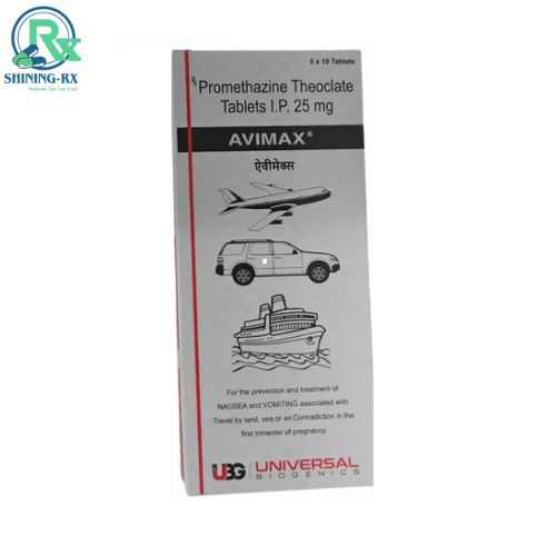 25 Mg Promethazine Theoclate Tablets Ip - Brand Name: Promfin