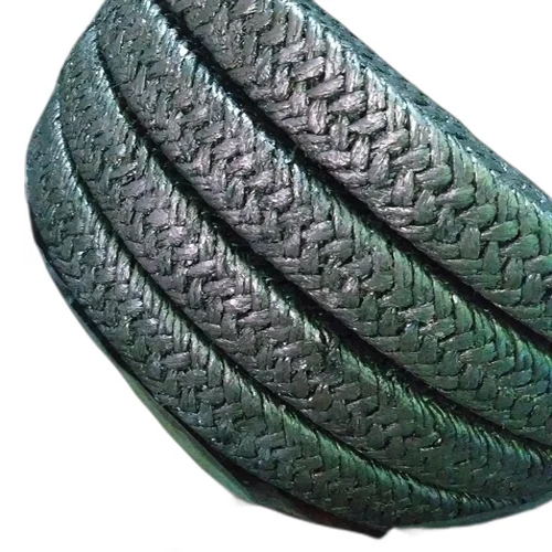 Expanded White PTFE Yarn Reinforced With Aramid Yarn At Corner