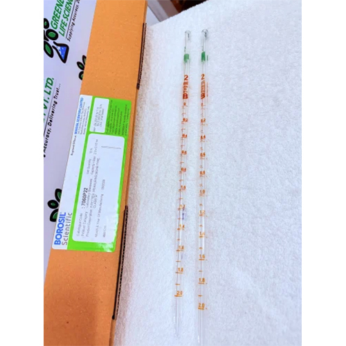 Pipette Measuring 2 ml Borosil