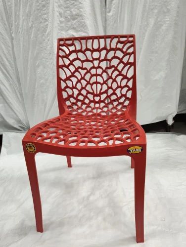 Web Red Plastic Chairs