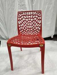 Web Red Plastic Chairs - Application: Seating