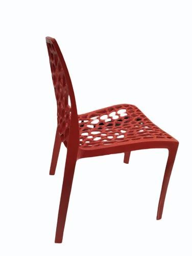 Web Red Plastic Chairs - Application: Seating