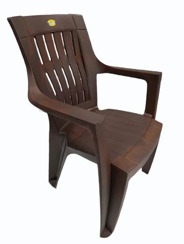 Roza Spine Brown Plastic Chair