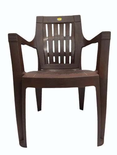 Roza Spine Brown Plastic Chair