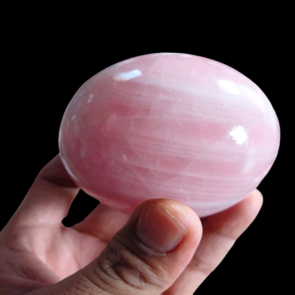 Rose Quartz Sphere Ball - Color: Light Pink