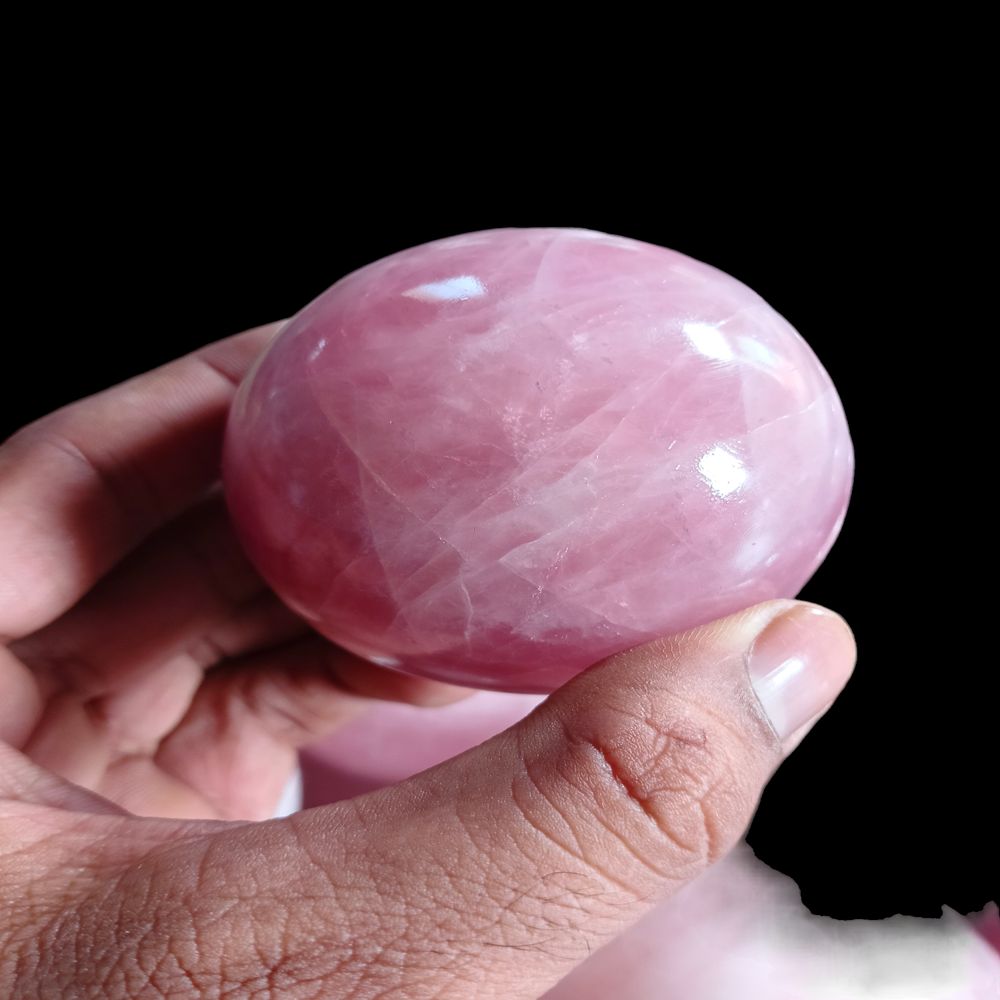 Rose Quartz Sphere Ball - Color: Light Pink