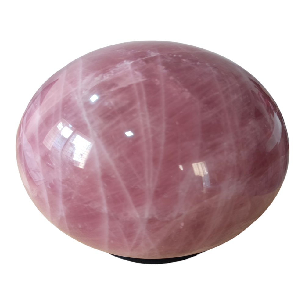 Rose quartz sphere ball