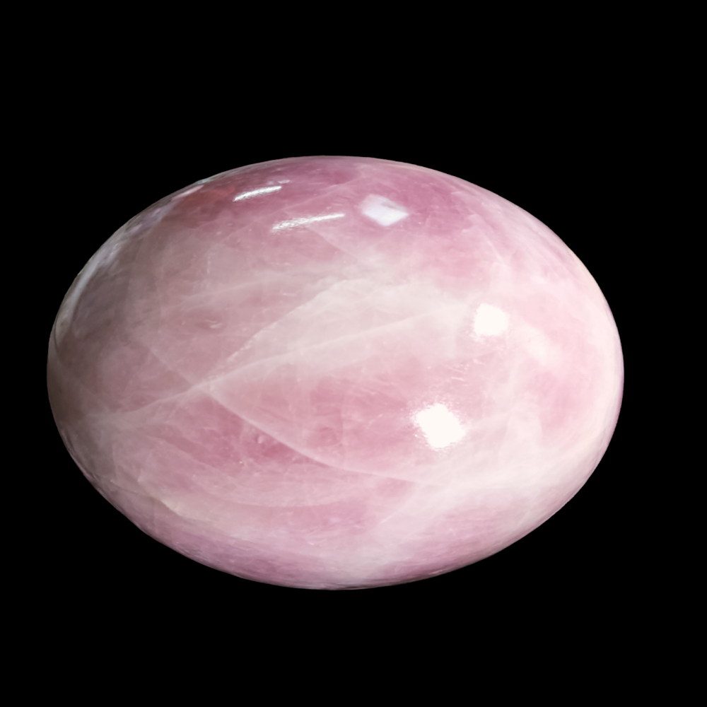 Rose Quartz Sphere Ball - Color: Light Pink
