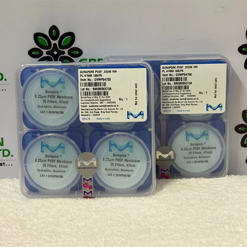PVDF Membrane Filter 0.22 um Pore Size Millipore