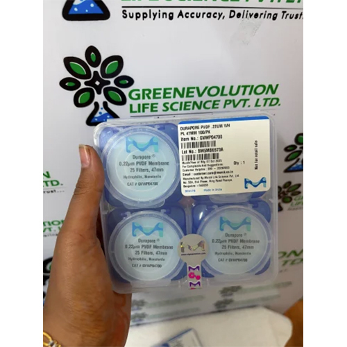 PVDF Membrane Filter 0.22 um Pore Size Millipore
