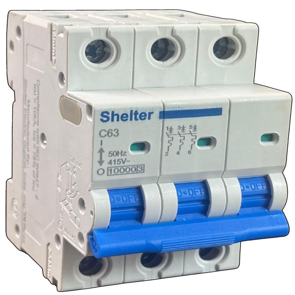 Shelter TP 63A AC MCB