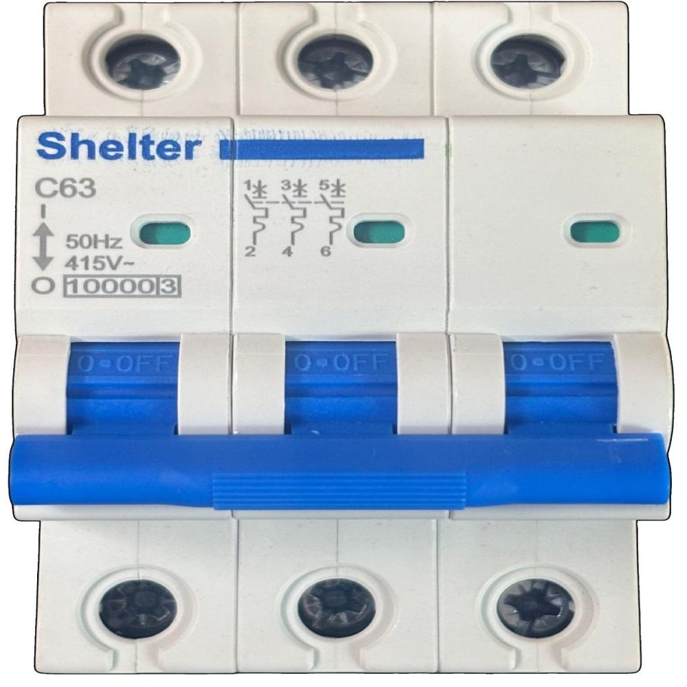 Shelter TP 63A AC MCB
