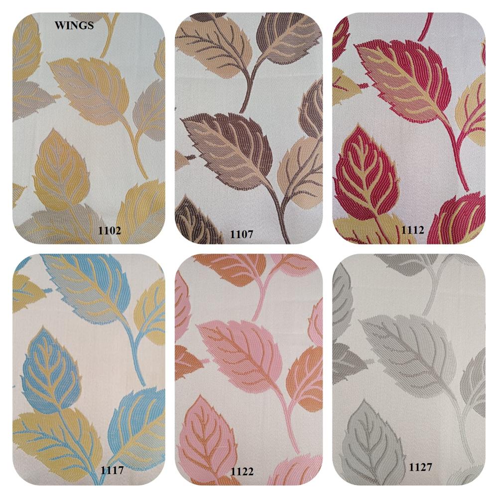Curtain Fabric - 100% Polyester, 48" Wide | Woven Jacquard Texture, Multi-color, Ideal For Restaurants, Houses, Offices, Cafes, Hotels, Bars