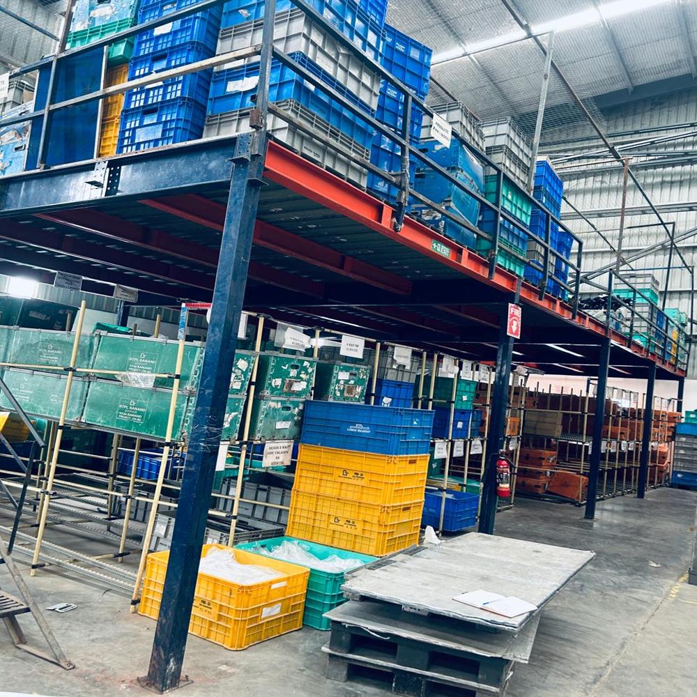 Mezzanine Floor - Color: Blue