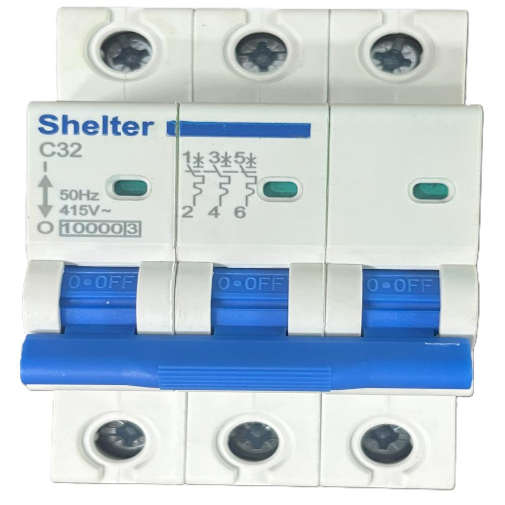 Shelter TP 32A AC MCB