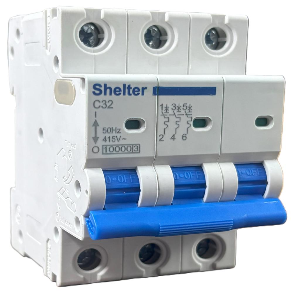 Shelter TP 32A AC MCB
