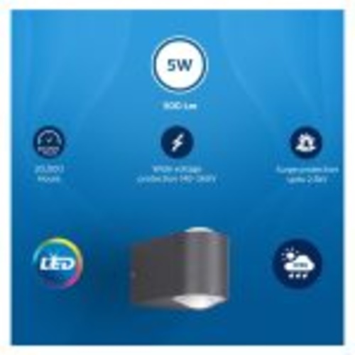 800042 Philips LUCENT 2-way 5W IP65