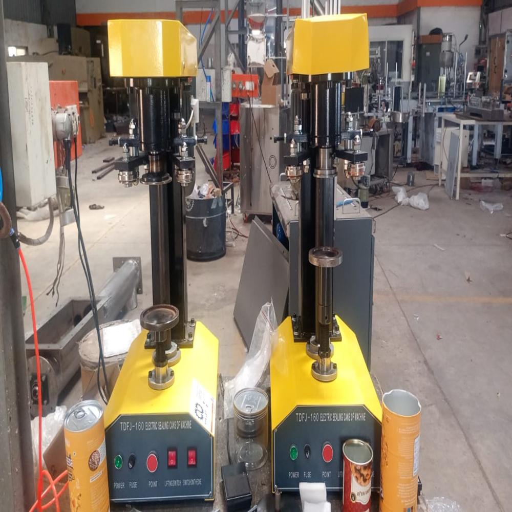 Semi-Automatic Tin Can Seaming Machine
