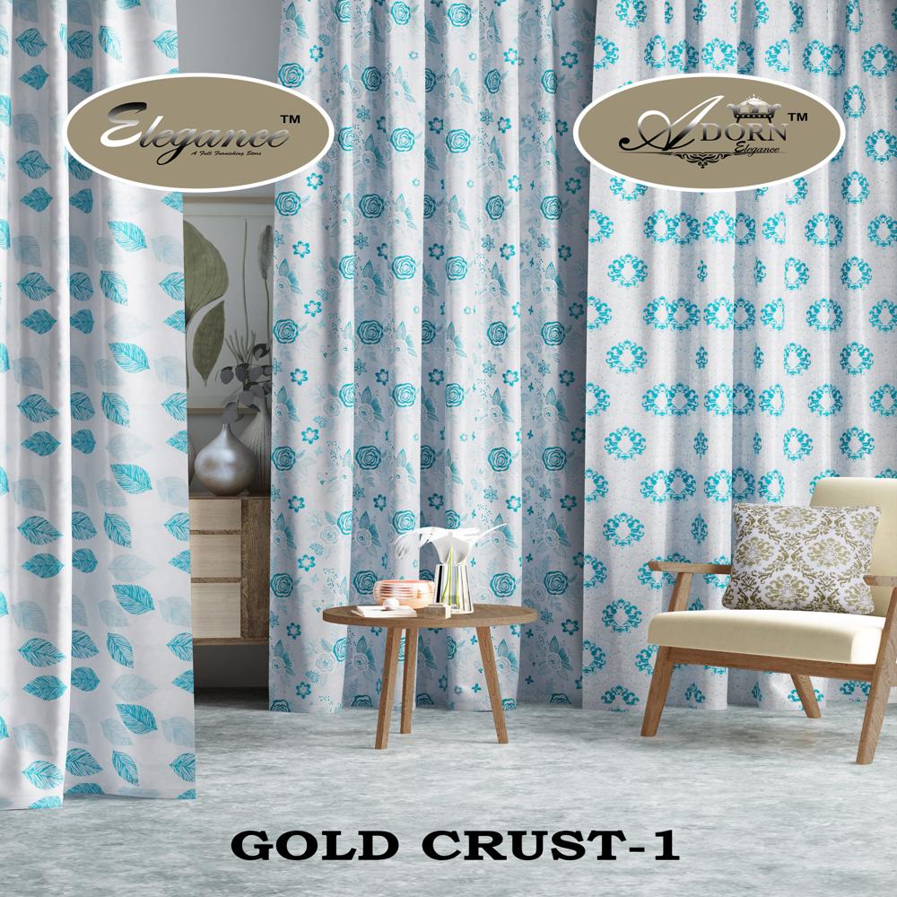 Gold crust 1 curtain fabric