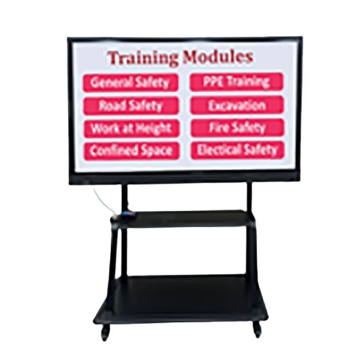 Display Showing Training Material