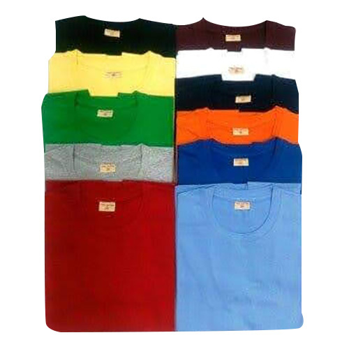 Round Neck Multi Colours T-Shirt