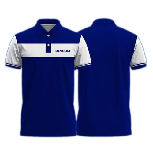 Mems White And Blue T-Shirts